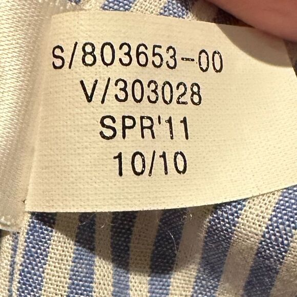 Banana Republic Trench-coat Vintage Tan Button down Size Medium Petite - Picture 9 of 9